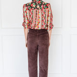 Cleo Cord Pant in espresso