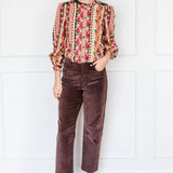 Cleo Cord Pant in espresso