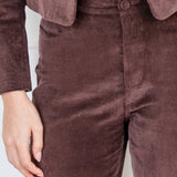 Cleo Cord Pant in espresso