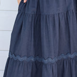 Sally Skirt in navy