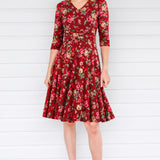 Cleo Dress in charmed rose