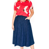 Bella Skirt in denim