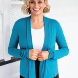 Bella Bamboo Cardie long sleeve in jewel