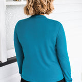 Bella Bamboo Cardie long sleeve in jewel