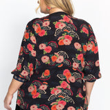 Zoe Blouse in now or never black