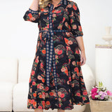 Leticia Dress in now or never black