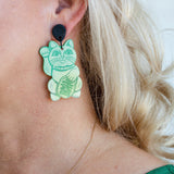 Lucky Cat Earrings