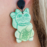 Lucky Cat Earrings