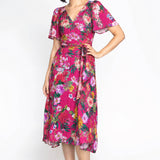 Eleanor Dress in kasumi pink