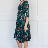 Lucinda Dress in enchanted petrol