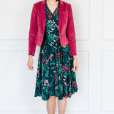 Lucinda Dress in enchanted petrol