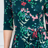 Lucinda Dress in enchanted petrol