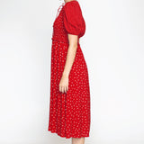 Seychelles Dress in dotty red