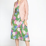 Lily Linen Blazer in blush