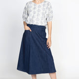Bella Skirt in denim