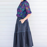 Sally Skirt in navy