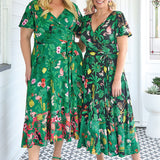 Gabrielle Reversible Dress in hello sunshine black