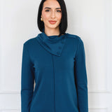 PRE-ORDER Weekend Ponte Top in petrol