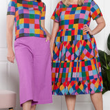 Jane Culotte in broderie lilac
