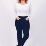 The Perfect Ponte Pant in navy