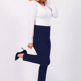 The Perfect Ponte Pant in navy