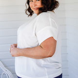 Poppy Top in white