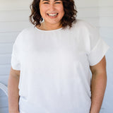 Poppy Top in white