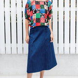 Pretty Please Reversible Top in patchwork