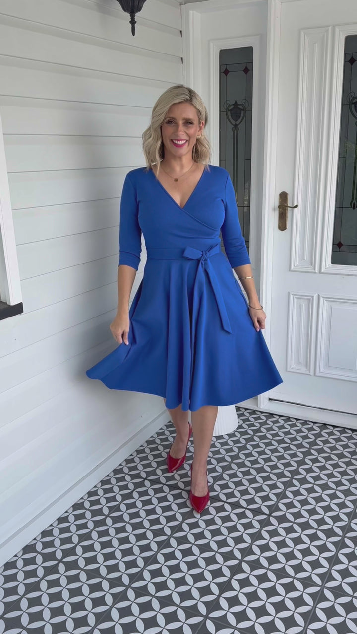 Amelia Dress in blue