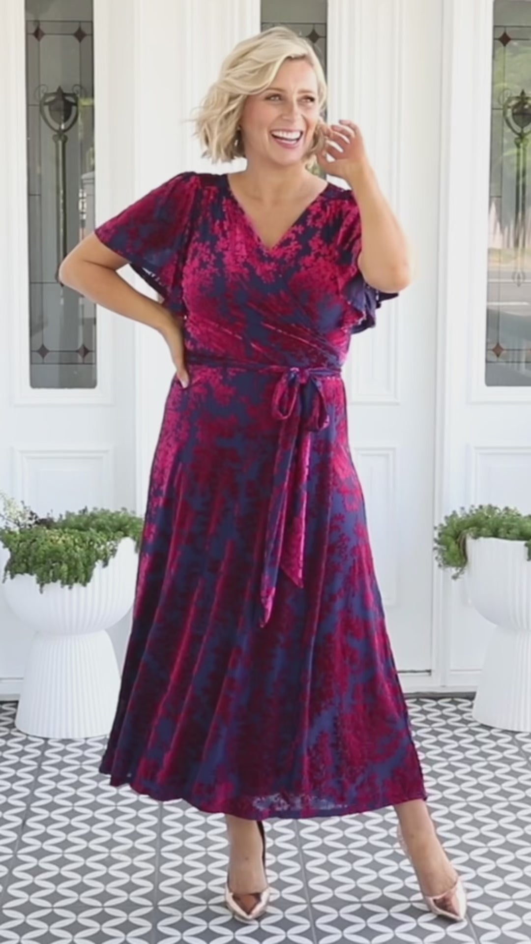 Violet Caro Dress