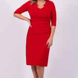 Nevenka Dress in red