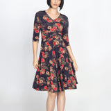 PRE-ORDER Cleo Dress in now or never navy