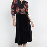 Must Have Velvet Skirt in black