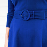 Sloane Dress in cobalt