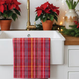 Tea Towel in now or never gingham