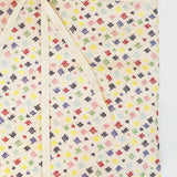 Tablecloth Round in crosshatch cream