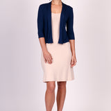 Bella Bamboo Cardie 3/4 sleeve in navy