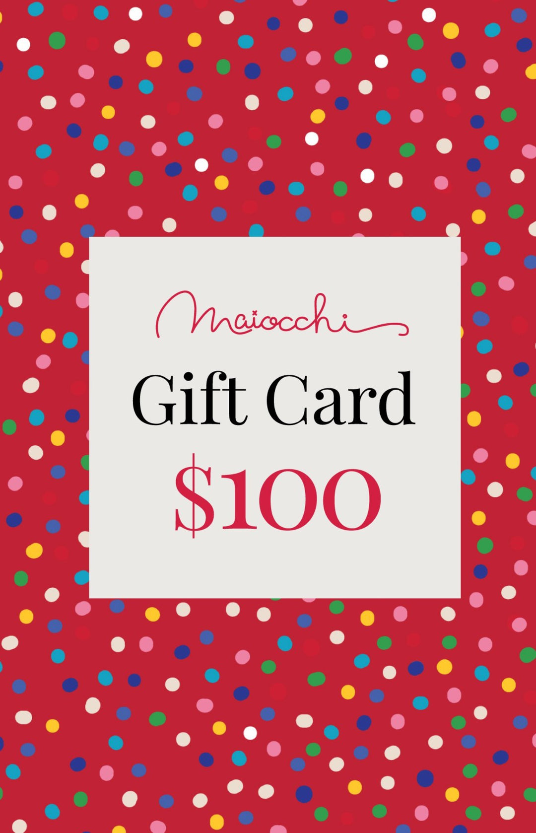 $100 Gift Card