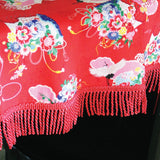 Tablecloth Round in happiness red