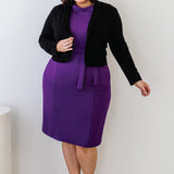 Perfect Ponte Blazer in black
