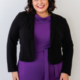 Perfect Ponte Blazer in black