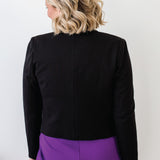 Perfect Ponte Blazer in black