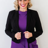 Perfect Ponte Blazer in black
