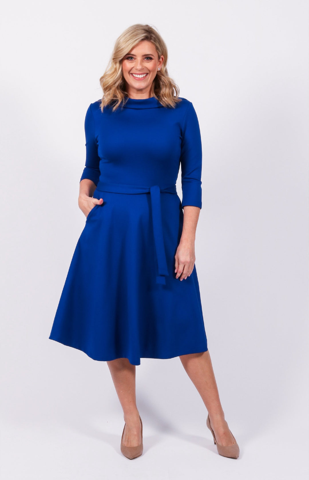 Dorothy Dress in sapphire