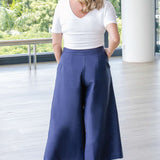 Jane Culotte in plain navy