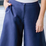 Jane Culotte in plain navy