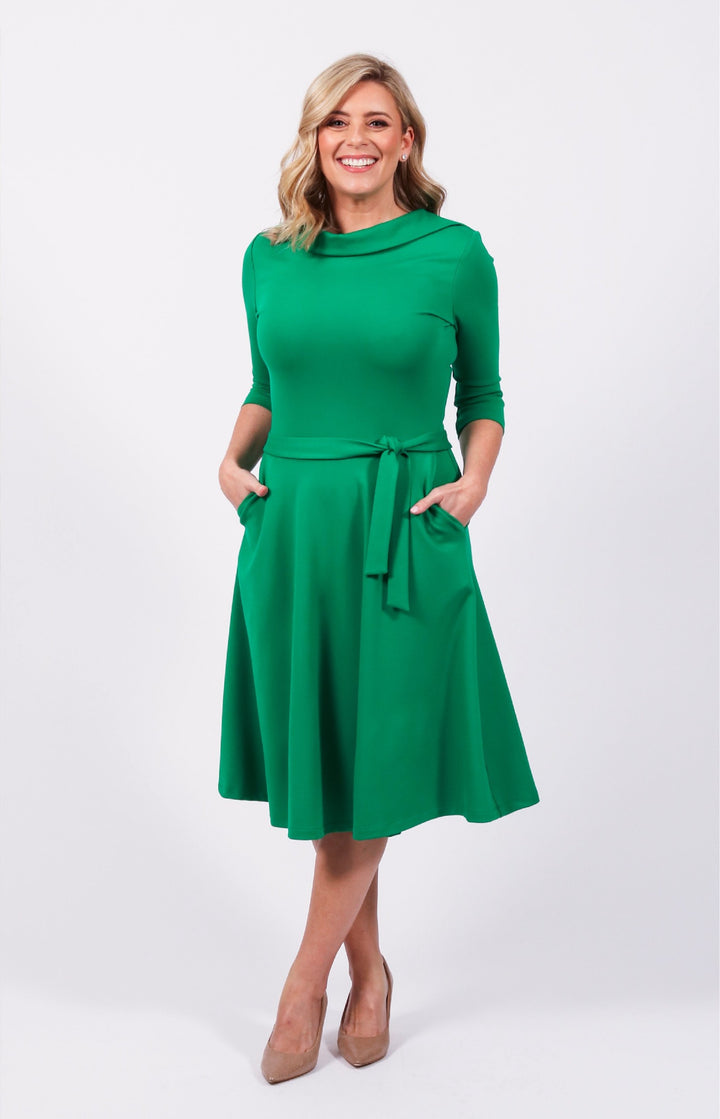 Dorothy Dress in emerald