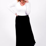 Bamboo Must Have Skirt in black