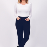The Perfect Ponte Pant in navy