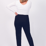 The Perfect Ponte Pant in navy